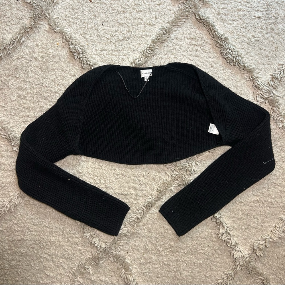 L.A. Hearts Black Knit Bolero